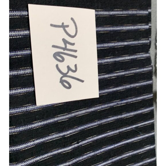 Fat Quarter 18x22 Black & White Striped Cotton Fabric Quilting Crafts - Picture 4 of 4